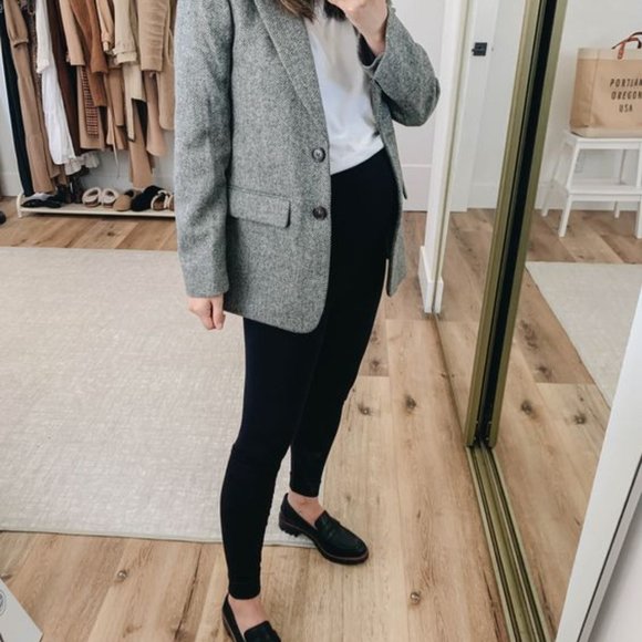 Sommerset blazer in graphite English wool herringbone - Picture 3 of 6